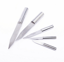 10PCS NEW Flat bottom knife Carbide 3.175mm engraving bit CNC Router Tool 2024 - buy cheap