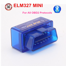 2021 New Made Mini ELM327 Bluetooth Interface V2.1 OBD2 Auto Diagnostic-Tool ELM 327 Works ON Android Torque/PC v 2.1 BT adapter 2024 - buy cheap