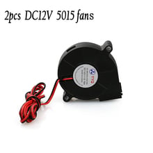 Ventilador de ar dc 12v 24v para impressora 3d, ventilador 50mm para reprap, usa i3, peças para impressora 3d, sem escova, anet a6 a8 2024 - compre barato