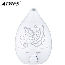 ATWFS Air Humidifier Aroma Essential Oil Diffuser 7 Color LED with Carve Mist Maker for Home Office Fogger Baby Room Aromatherap 2024 - buy cheap