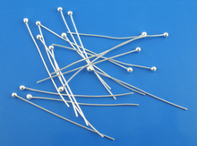 DoreenBeads 300PCs silver color Ball Head Pins 0.5x40mm(24 gauge) (B03354) 2024 - buy cheap