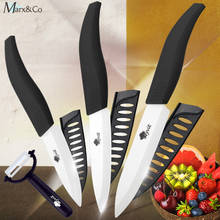 Ceramic Knife Set 3 4 5 inch Slicing Utility Paring Fruit Peeler Vegetable Chef Knives Zirconia White Blade Kitchen Knife Set 2024 - buy cheap