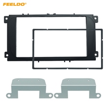 FEELDO Black Car 2DIN Audio Radio Fascia Frame for Ford Mondeo 2007/C Max Dash Trim Face Plate Panel Kit #HQ1720 2024 - buy cheap