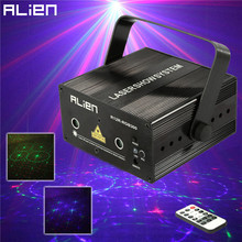 ALIEN 12 Patterns RGB Remote Laser Stage Lighting Effect DJ Disco Dance Holiday Lights Laser Projector Party Light Equipment 2024 - buy cheap