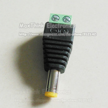 2.1mm 5.5mm 2.1 DC Power Masculino Jack Plug Adapter Conector para Câmera de CFTV, 10 pcs, frete grátis 2024 - compre barato