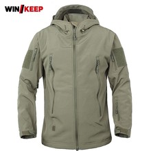 Winter Hiking Fleece Softshell Jacket Outdoor Sports Top Military Tactical Coat Zipper Windstop Thermal Army Hunting Jackets 3XL 2024 - buy cheap