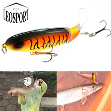 LEOSPORT Whopper Popper 9cm 13g Topwater Fishing Lure Artificial Hard Bait 3D Eyes Plopper Soft Rotating Tail Fishing Tackle 2024 - buy cheap