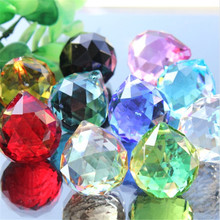 40pcs/lot mixed color 40mm Crystal Faceted Ball Glass Lighting Ball Crystal Chandelier Parts 2024 - buy cheap