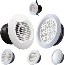 Extrator de parede para banheiro, frete grátis 75mm, ventilação de ar, nariz, saída, grade, louvres 2024 - compre barato