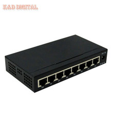 Steel Case 8 Port Gigabit Switch 10/100/1000Mbps Ethernet Network Switch Free Shipping Cost 2024 - buy cheap