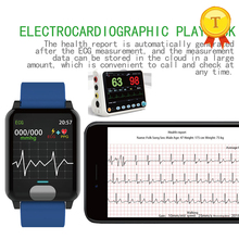 Reloj inteligente deportivo resistente al agua, pulsera con control del ritmo cardíaco, ECG, PPG, Bluetooth 4,0 2024 - compra barato