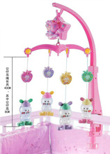 FREE SHIPPING Baby Toys for 0-12 Months Hand Bed Crib Musical Hanging Rotate Bell Ring Rattle Mobile WJ037 2024 - buy cheap