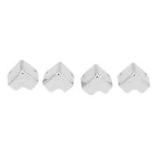 4pcs prateado plástico duro amplificador de guitarra, 4 unidades caixa de som gabinete protetores de canto 2024 - compre barato