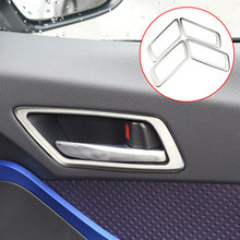 4X Stainless Steel Car Door Inner Inside Handle Bowl Frame Trim Sticker Decoration for Toyota C-HR CHR 2017 2018 Acc. 2024 - buy cheap