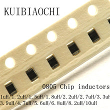 50pcs/lot SMD chip inductor 2012 0805 1uH 1.2uH 1.5uH 1.8uH 2.2uH 2.7uH 3.3uH 3.9uH 4.7uH 5.6uH 6.8uH 8.2uH 10uH 2024 - buy cheap
