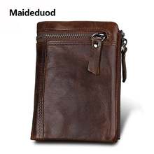 Maideduod New Men's Wallet Retro Leather Multi-card Holder Short Wallet Men Credit Card Holder Men Purse Credit Cards Case 2024 - buy cheap