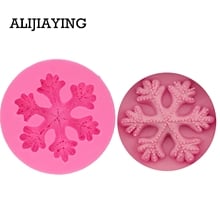 M0693 1Pcs DIY snowflake silicone mold fondant tools cake mold chocolate gumpaste Resin Clay Soap Mold 2024 - buy cheap