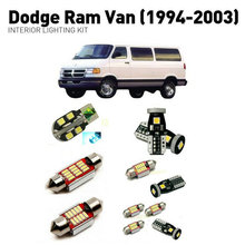 Светодиодные интерьерные лампы для Dodge ram van 1994-2003 20 шт. светодиодные лампы для автомобилей комплект освещения автомобильные лампы Canbus 2024 - купить недорого