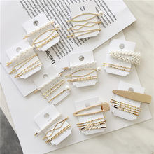 3Pcs/Set Imitiation Pearl Metal Hair Clip Hair Jewelry Accessories Barrettes New Arrival Barrette Stick Hairpin Hairband Women 2024 - buy cheap