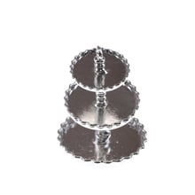 Casa de muñecas en miniatura de 3 capas, soporte de Metal para Postres, aperitivos, 3 capas, nuevo, 1/12 2024 - compra barato