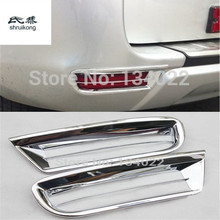 2PCS/Lot for 2009-2013 Toyota RAV4 ABS Chrome Plated Rear Back Fog Lamp Light Decoration Cover 2024 - buy cheap