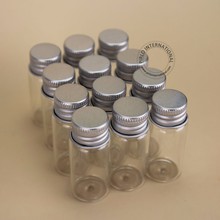 36pcs/lot 10ml Glass Sample Bottle With Aluminium Cap 1/3OZ Empty Jar Cosmetic Containers 10g Small Pot Refillable Packaging 2024 - buy cheap