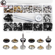200Pcs Boat Canvas Snaps Stainless Steel Screw Marine Grade Canvas and Upholstery Boat Cover Snap Button Fastener Kit with Tool 2024 - buy cheap