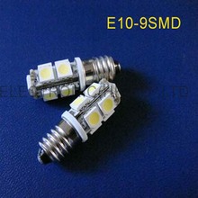 High quality 12V E10 led Bulbs Lamps Lights,E10 Led Car Signal Lights,Led Indicator Light,Led Pilot Lamp free shipping 20pcs/lot 2024 - buy cheap