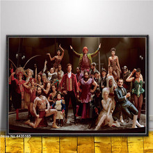 O maior cartaz do showman hugh jackman filme cartazes e cópias da arte da parede pintura em tela para sala de estar decoração casa 2024 - compre barato