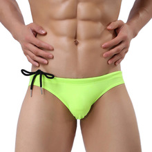BRAVE PERSON Men's Underwear Nylon Elastic High Quality Men's Briefs Tethered Triangle Swimwear Spa Underwear 2024 - buy cheap