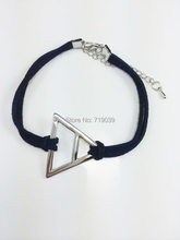 ZRM 20pcs/lot Wholesale Fashion Jewelry Charm 30 Seconds to Mars Logo Triad Bracelet,original factory supply 2024 - buy cheap