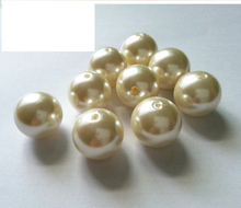 (choose size) 6mm/8mm/10mm/12mm/14mm/16mm/18mm/23mm/25mm off white color Acrylic Pearl Beads #41 2024 - buy cheap
