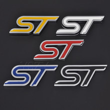 Fashion Metal Car Sticker Sport Emblem Badge Decal For Ford Focus ST Fiesta Ecosport 2009 - 2015 Mondeo Auto Styling Accessories 2024 - buy cheap