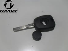 Uncut Blade Key Shell for Benz Transponder Replacement key Case 2 Track HU64 Blade 2024 - buy cheap