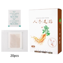 20Pcs Ginseng Extract Foot Patch  Nourishing Repair Foot Pads Premium Adhesives Sheet Patches Feet Keeping Health Care Foot 2024 - buy cheap