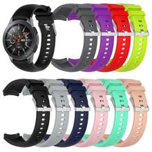 22mm Silicone Watch Band Wrist Strap for Samsung Galaxy Watch 46mm Gear S3 Frontier/Classic Gear 2 R380 2024 - buy cheap