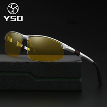 YSO Night Vision Glasses Men Aluminium Frame New Brand Polarized Night Vision Goggles For Car Driving Anti Glare Glasses 3121 2024 - buy cheap