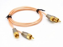 contain Shielding layer 4N silver plated pure copper RCA audio cable Professional audio amplifier DVD TV DAC 2rca audio cable 2024 - buy cheap