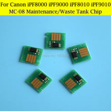 MC-08 чипы для Canon iPF8000 iPF8010 iPF9000 IPF9010 IPF8110 IPF8100 IPF9100 IPF9110 емкость для отработанных чернил/резервуар для обслуживания 2024 - купить недорого
