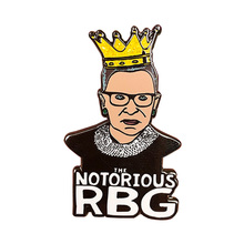 Ruth Bader Ginsburg Notorious RBG- Enamel pin 2024 - buy cheap