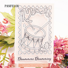 PANFELOU Drum set stamps Transparent Clear Silicone Stamp/Seal DIY scrapbooking/photo album Decorative clear stamp sheets 2024 - buy cheap