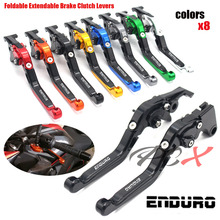 For  690 ENDURO-R 2014 2015 2016 CNC Aluminum Motorcycle Accessories Adjustable Folding Retractable Brake Clutch Lever 2024 - buy cheap