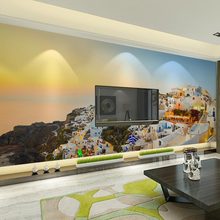 Домашний декор обои 3D средиземноморский пейзаж фотообои настенная гостиная спальня самоклеющиеся виниловые/шелковые обои 2024 - купить недорого