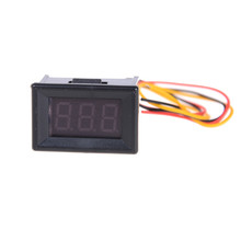 HOT Sale DC 100V 10A Panel Amp Volt Voltage Current Meter Tester Red Dual LED Display 3 wires Mini Digital Voltmeter Ammeter 1PC 2024 - buy cheap