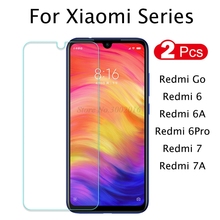 2Pcs Tempered Glass Redmi 6A / 6 / 6 Pro Screen Protector For Xiomi Redmi 7/ 7A Glass Mobile Phone Film For Xiaomi Redmi GO Case 2024 - compre barato
