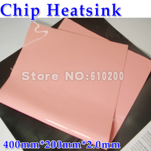 400*200*2.0mm Pink Silicone Thermal Pad Cooling Pads For CPU GPU VGA Chip Heatsink High Thermal Conductivity 3.8w/m.K 2024 - buy cheap