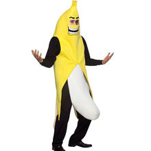 Homem cosplay adulto fantasia vestido engraçado sexy banana traje novidade halloween natal carnaval festa roupas 2024 - compre barato