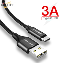 Зарядный кабель Kisscase, 3 А, USB Type C, для Samsung Galaxy S10, S9, S8 Plus, Huawei Mate 20, 10 2024 - купить недорого