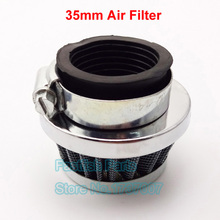 35mm Air Filter Chromed Pod Cleaner For 2 Storke Moped Scooter 50cc 70cc 90cc 110cc Pit Dirt Bikes ATV Quads 2024 - buy cheap