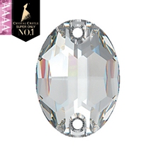 Стеклянные стразы для шитья 4A 3210 овальные бриллиантовые платья прозрачные кристаллы AB гимнастические Камни Diy Стразы для одежды 2024 - купить недорого